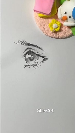 How to draw sad anime eye✨ #drawing #animeeart #anime #animedrawing #draw #howtodraw #artist #art