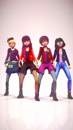 MMD Bizcochito by Lila, Lila Disguise, Iris y Cérise - Miraculous Tales Adrienette Edit