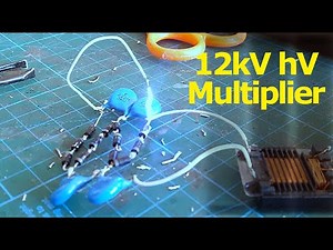 How to make High Voltage Multiplier 12 kV | Experience | Generator | Arc |