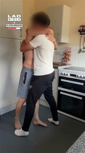 Wholesome moment whereby dad tells his son they've won the lottery ❤️ (🎥: PA)