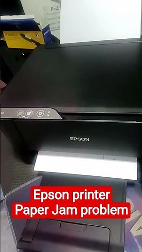 Epson printer... Paper jam problem (Solved)