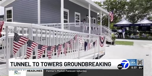 Groundbreaking For Tunnel To Towers Project In Bradenton