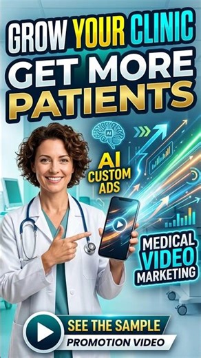 Healthcare Video Marketing Services | Custom AI Ads for Doctors & Clinics | Healthcare Sample.