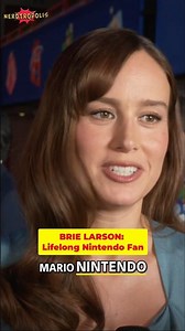 Brie Larson says #thesupermariogalaxymovie press tour has been the easiest of her life.