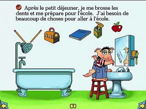 Living Books: Petit Monstre À L'École Jouabilité Complet