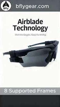 Antifog Airflow Demo - Clearflow Adapters for Tactical Eyewear | BFly Gear #airsoft #airsoftvideos