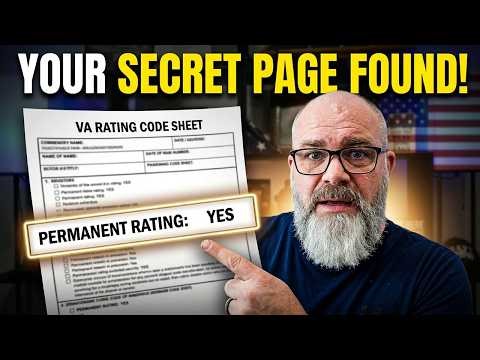 Most Veterans Never See Their VA Rating Code Sheet