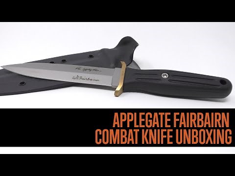BOKER APPLEGATE FAIRBAIRN KNIFE REVIEW UNBOXING [2019]