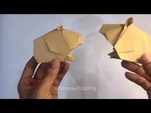 How to Fold an easy Origami Capybara
