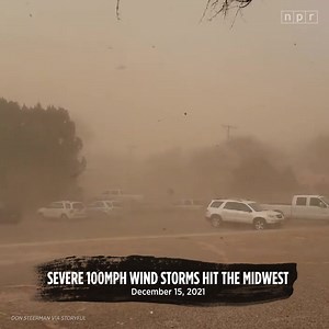 215K views · 3.4K reactions | Video footage shows wind gusts of 107 mph sending intense clouds of dust and debris flying in Lamar, Colo., as severe weather swept through the region. | NPR | Facebook