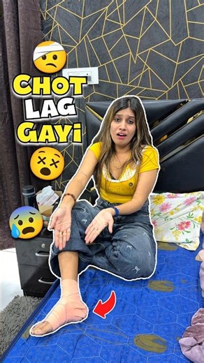 Chot Lag Gayi 😱😭 Day 842 #minivlog #ashortaday #tranding #shorts #omnamahshivay