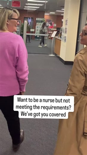 👩‍⚕️👨‍⚕️ Want to be a nurse but stuck on entry requirements? Hear from our staff and students about how our Pathways to Nursing Program helps you - ✅ build the literacy and numeracy skills you need ✅ complete units that count towards your Diploma of Nursing (HLT54121). #Nursing #StudyPathway #Adelaide | TAFE SA