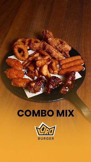 One plate. All the cravings. The Combo Mix is loaded, crispy, and made to share… or not | Lord Burger