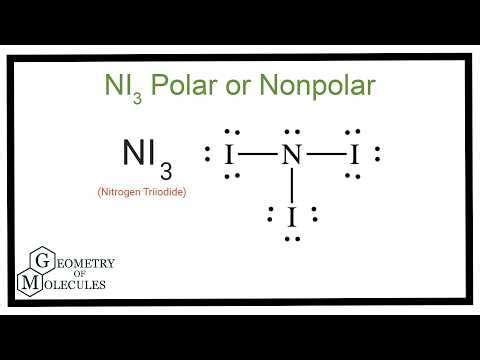 NI3 Polar or Nonpolar? (Nitrogen Triiodide)
