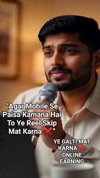 “Agar Mobile Se Paisa Kamana Hai To Ye Reel Skip Mat Karna ❌”#saher #earrings
