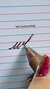 24K views · 221 reactions | “why” (cursive writing). . . . . . . . ....