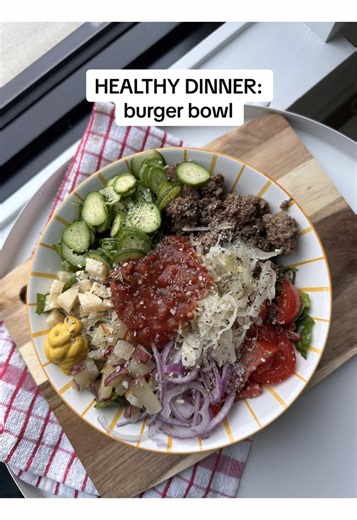 Easy 5-Minute Healthy Burger Bowl