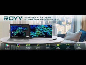 ROYY Laptop Screen Extender Dual Monitor | Key Features