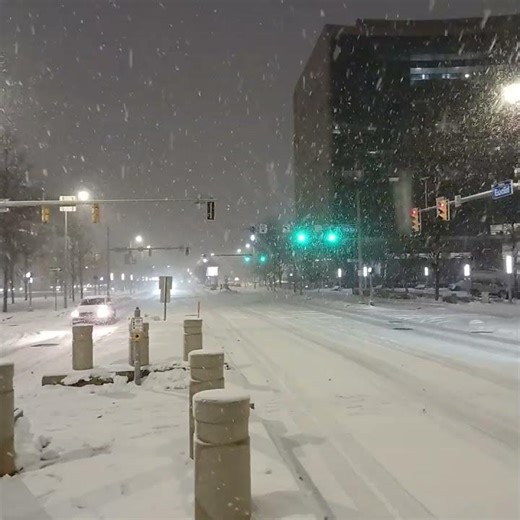 Heavy Snow Falling Down