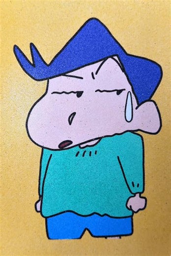ちびまる子ちゃんの癒し系手作り塗り絵