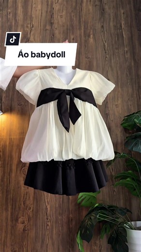Review Áo Babydoll Tay Phồng Xinh
