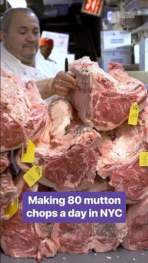Keen's #Steakhouse is known for its fatty #mutton chops, a form of aged #lamb.