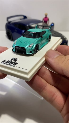 Nissan GT-R R35 LBWK Tiffany Blue // TIME MICRO // Standart Edition #nissangtr #diecastcollection