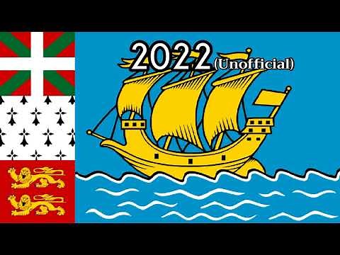 Saint Pierre and Miquelon Historical Flags