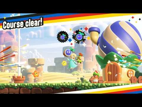 Super Mario Bros. Wonder Rosalina & Co-Star Luma 2-Player Co-Op Nintendo Switch 2 Gameplay!