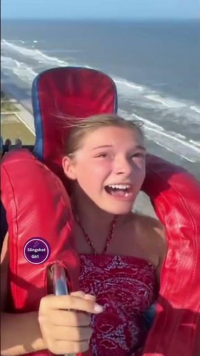 Hot 🔥 girl and amazing slingshot Ride experience 🤣😂😂🤣😍😍