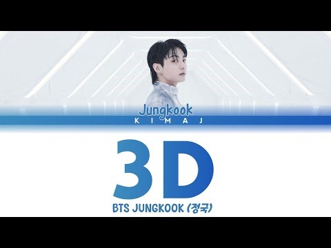[BTS] '3D' Jungkook Color Coded Lyrics Eng