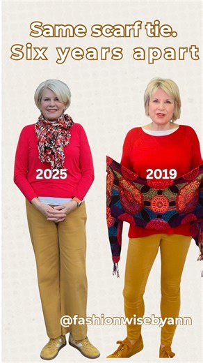 2.9K views · 2K reactions | A little style déjà vu  The same scarf...