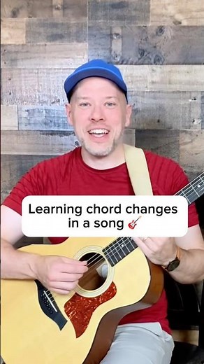 How do you practice chord changes in a song?