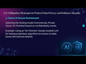 3.2.3 Mitigation Strategies to Protect Data Privacy and Enhance Security