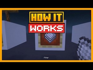 HOW THE FILTER WORKS IN MINECRAFT WITH THE REFINED STORAGE MOD