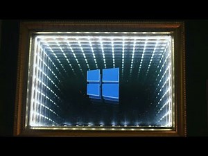 How to make a led Infinity illusion mirror