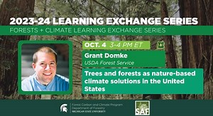 2023-24 Learning Exchange Series: Trees and forests as nature-based solutions in the United States
