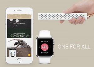 Mstick LED Smart Light Can Be Used As A Text Visualiser, Rear Bike Light, Fitness Stopwatch And More (video)