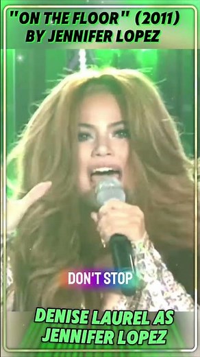 DENISE LAUREL CHANNELS JENNIFER LOPEZ! Sings 'On the Floor' – TOTAL SHOWSTOPPER! 🎤💃♥️