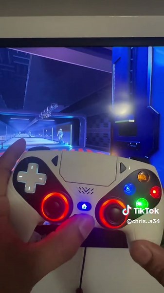 Ps5 rgb controller. Works with PC as well. #gaming #game #ps5 #playstation #callofdutywarzone