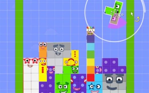 Numberblocks Tetris in Algodoo!
