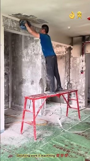 Speedy remove plaster wall with useful tool