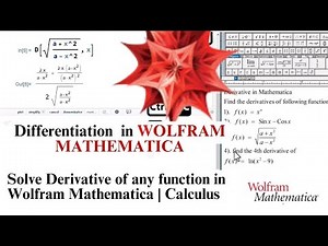 Solve Derivative of any function in Wolfram Mathematica | Calculus
