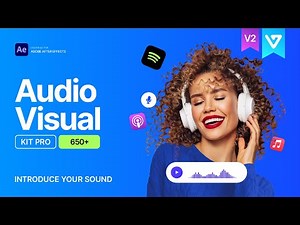Audio Visual Kit V2 | After Effects Audio Visualizer