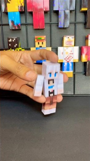 Papercraft Minecraft subscriber ‪@ITSTECREAM‬ #shorts
