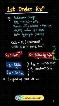 First Order Kinetics: 5 Hacks to Solve Faster ⚡