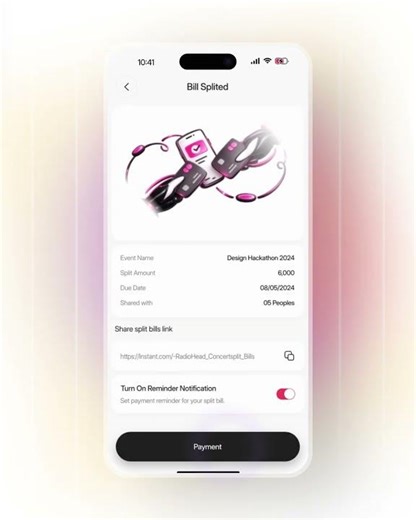 Event Booking App UI Design — Discovery, Ticketing & Split Bill
