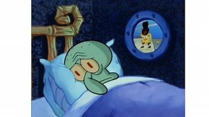 Squidward Trying to Sleep | Know Your Meme