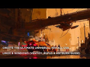 Create the Ultimate Universal Install USB – Linux & Windows (Ventoy, Rufus & AnyBurn Guide)