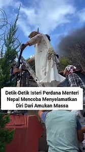 2M views · 17K reactions | Isteri perdana menteri nepal sebelum Tewas Terbak4r Dirumahnya #demo #Nepal #genz #revolusinepal | Berita Terkini | Facebook